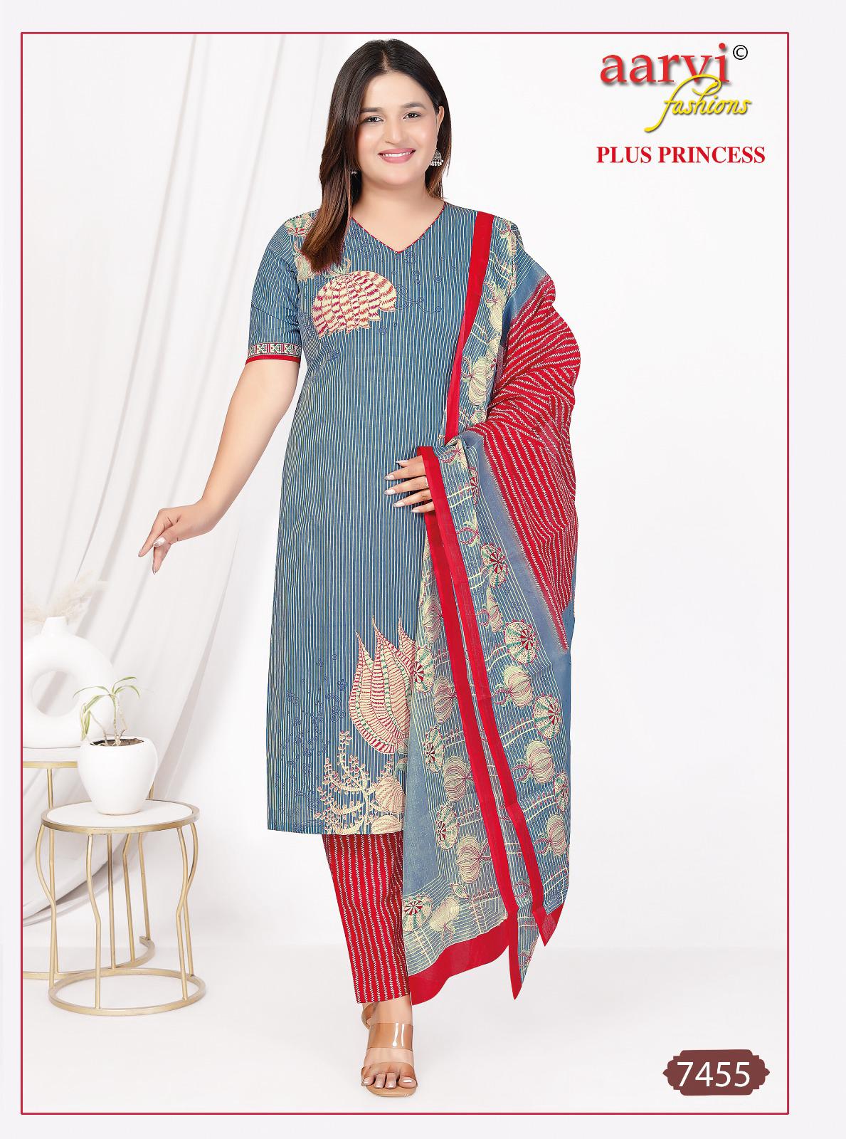 Plus Princess Vol 4 By Aarvi Printed Cotton Readymade Dress Exporters In India